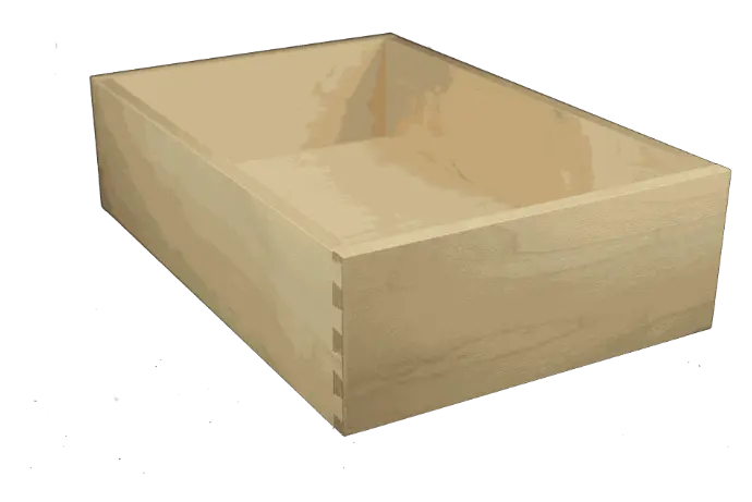 Plywood dovetail drawer