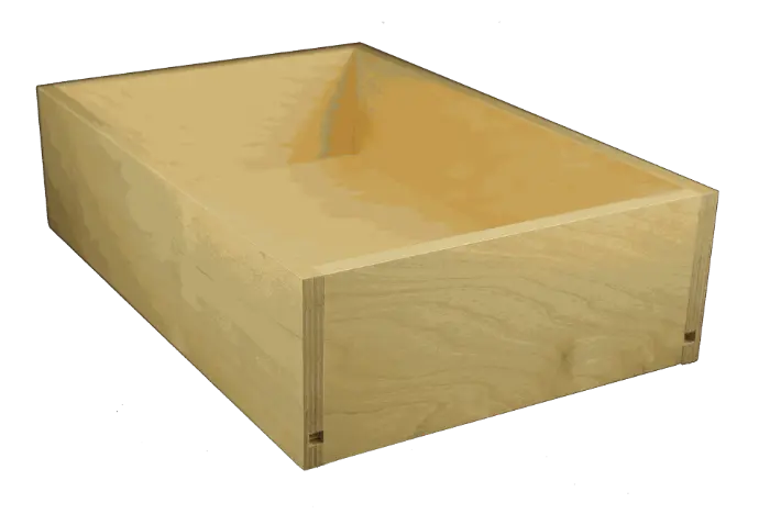 Plywood dowel drawer