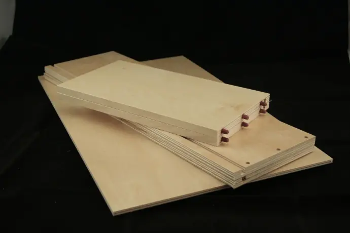 Plywood dowel drawer kit