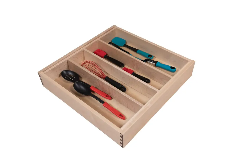 Maple Dovetail Drawer with Utensil Divider DU3 acc.webp